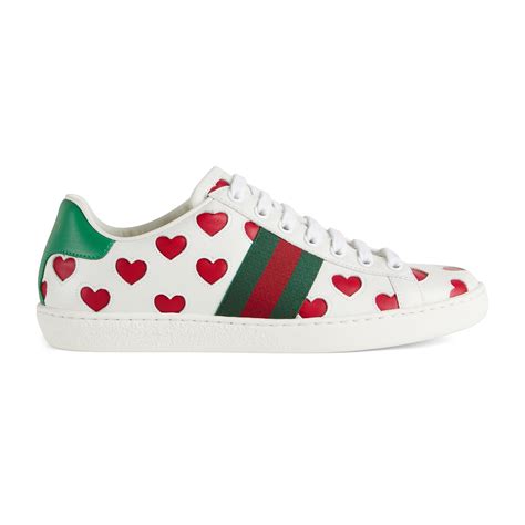 fake gucci chunky sneakers|gucci heart ace sneakers.